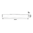 Aplica baie Rabalux DANTON LED metal crom plastic alb - 6270