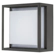 Aplica exterior Rabalux MENDOZA LED aluminiu antracit plastic alb - 7110