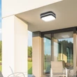 Aplica exterior Rabalux HAMBURG LED metal antracit plastic alb - 8850