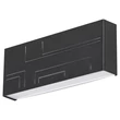 Aplica exterior Rabalux MARIBOR LED metal negru plastic alb - 8873