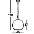 SAGITTARIUS - Searchlight-1783-3SM - Pendul