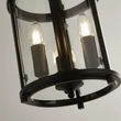 BEVELLED LANTERN - Searchlight-3063-3BK - Pendul