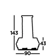 RENE - Searchlight-4512-12CC - Pendul