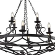CARTWHEEL - Searchlight-8912-12BK - Candelabru