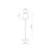 Lampadar exterior Nowodvorski Patio, metal, grafit, E27, IP44 - TL-10105