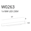 LINEAR - Maxlight-W0263 - Aplica de perete