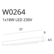 LINEAR - Maxlight-W0264 - Aplica de perete