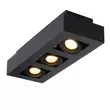 Plafoniera tip spot Lucide XIRAX aluminiu negru GU10-LED IP20 - 09119/16/30