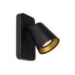 Aplica spot Lucide TURNON aluminiu negru auriu mat-alama GU10-LED IP20 - 09928/05/30