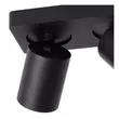 Plafoniera tip spot Lucide NIGEL aluminiu negru GU10-LED IP20 - 09929/10/30