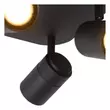 Plafoniera spot baie Lucide LENNERT metal negru GU10-LED IP44 - 26958/20/30