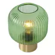 Veioza Lucide MALOTO sticla verde auriu mat-alama E27 IP20 - 45586/20/33
