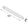 Q-LINE 1M - slv-1000685 - Plafoniera