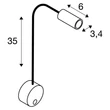 DIO FLEX - slv-1002432 - Aplica de perete