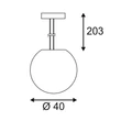 ROTOBALL 40 - slv-165410 - Pendul