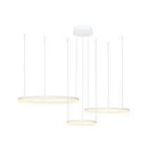 Pendul Azzardo Halo metal, alb, LED, 3000K-6000K, 90W, 8760lm - AZ-4971
