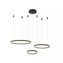 Pendul Azzardo Halo metal, negru, LED, 3000K-6000K, 90W, 8760lm - AZ-4972