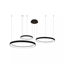 Pendul Azzardo Agnes metal, negru, LED, 3000K-6500K, 120W, 6600lm - AZ-5024