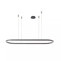 Pendul Azzardo Elena metal, negru, LED, dimabil, 3000K, 50W, 2700lm - AZ-5055