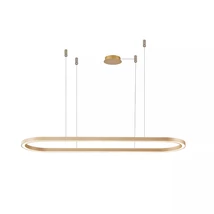 Pendul Azzardo Elena metal, auriu, LED, dimabil, 3000K, 60W, 3200lm - AZ-5058