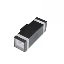 Aplica de perete exterioara Azzardo Jason metal, gri inchis, LED, 4000K, 18W, 1600lm, IP65 - AZ-5224