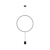 Pendul Azzardo Codutti metal, negru, LED, dimabil, 3000K, 28W, 2100lm - AZ-5264