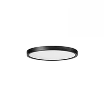 Plafoniera Azzardo Panka metal, plastic, negru, alb, LED, 2800K/4000K/6000K, 18W, 1170lm, IP40 - AZ-5364