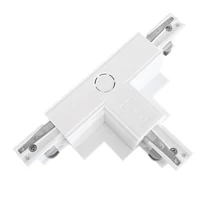 Accesorii pentru sina trifazata Azzardo T-CONNECTOR plastic, alb - AZ-5439