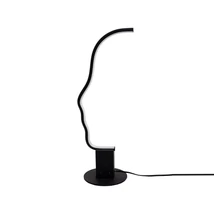 Veioza Azzardo FACE metal, acril, negru, alb, LED, 20W, 3000-4000-6500K, 1600Lm - AZ-5467