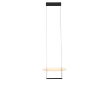 Pendul Azzardo PORTOFINO metal, negru, alb, LED, 3000K, 23W, 1264lm - 5636