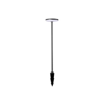 Decor exterior Azzardo ALVA metal, plastic, gri, alb, LED, 3000K, 12W, 645lm, IP54 - 5705