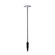 Decor exterior Azzardo ALVA metal, plastic, gri, alb, LED, 3000K, 12W, 645lm, IP54 - 5706