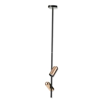 Pendul Azzardo VIVI metal, negru, auriu, GU10 - 5727