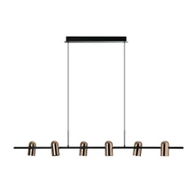 Pendul Azzardo VIVI metal, negru, auriu, GU10 - 5729