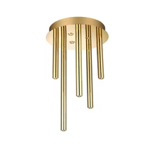 Plafoniera Azzardo ILIOS metal, acril, auriu, LED, 3000K, 32W, 2560lm - 5751