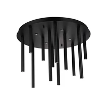 Plafoniera Azzardo ILIOS metal, acril, negru, LED, 3000K, 64W, 5120lm - 5753