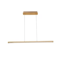 Pendul Azzardo ALAMO metal, auriu, LED, 3000K, 16W, 1280lm - 5765