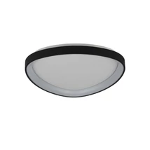 Plafoniera Azzardo AMANDA metal, plastic, negru, alb, LED, 3000K-4000K-6000K, 35W - 5768