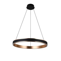 Pendul Azzardo RIO metal, plastic, negru, auriu, LED-TRIAC, 3000K, 43W, 3440lm - 5777