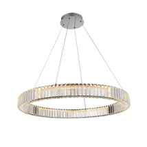 Pendul Azzardo SPARK metal, sticla, crom, transparent, LED-TRIAC, 3000K, 72W, 3600lm - 5791
