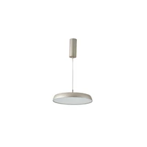Pendul Azzardo CLARA metal, plastic, sampanie, alb, LED, 3000K, 12W, 960lm - 5808