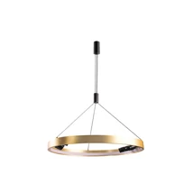 Pendul Azzardo SERAFINO metal, plastic, auriu, negru, LED, 3000K, 43W, 3440lm - 5835