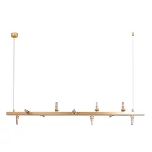 Pendul Azzardo BUBBLES metal, auriu, G9 - 5868