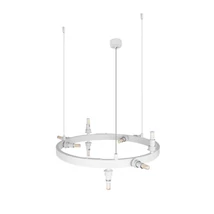 Pendul Azzardo BUBBLES metal, alb, G9 - 5870