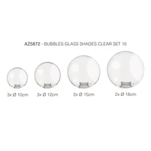 Abajur Azzardo BUBBLES sticla, transparent - 5872