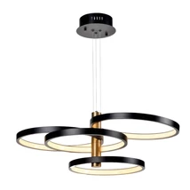 Pendul Azzardo COLICA metal, acril, negru, auriu, alb, LED, 3000K, 70W, 3600lm - 5896