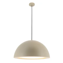 Pendul Azzardo RENE metal, acril, bej, alb, E27 - 5902