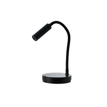 Veioza Azzardo OLMO metal, plastic, negru, LED, 3000K, 3W, 192lm - 5912