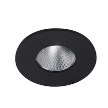 Spot incastrabil Azzardo CLEAN metal, sticla, negru, transparent, LED, 7W, 3000-4000-6000K, 420Lm, IP44 - AZ-5986