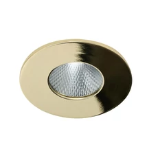 Spot incastrabil Azzardo CLEAN metal, sticla, auriu, transparent, LED, 7W, 3000-4000-6000K, 420Lm, IP44 - AZ-5988